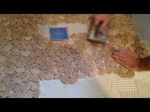 How to Install Stone Tile on a Shower Floor
