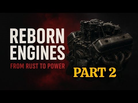 Part2 Seized-up Ford V8 Engine from Barn Find Pantera Gets Restored #restoration #carengine