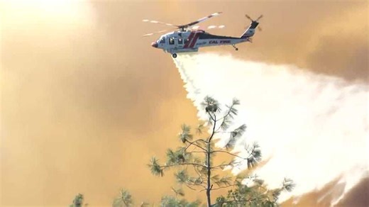'It's been extremely busy': Cal Fire Aviation Department helping fight fires from the sky