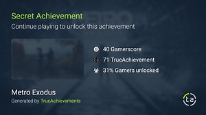 Alyosha achievement in Metro Exodus