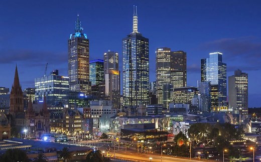 航拍墨尔本——澳大利亚文化之都、世界顶级宜居多元化都市、维多利亚州首府