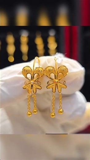 Simple gold earrings designs for daily use/daily wear earrings#shorts #trending #viral #earrings