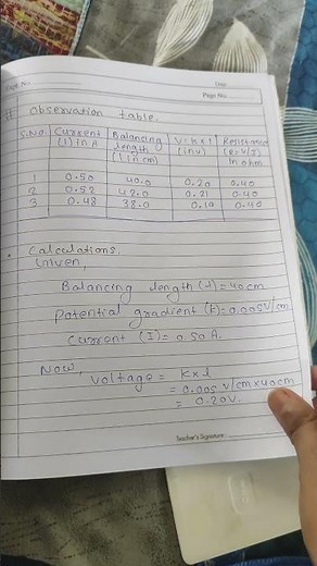 to measure the value of low resistance using a potentiometer #practical #physics #viral