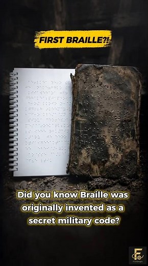Braille Was Invented as a SECRET Military Code! 🤫📖🤯