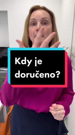 Kdy je doručeno? #daně #ucetni #ucetnictvi #posta #datovaschranka