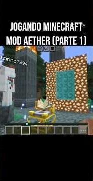 JOGANDO MINECRAFT COM MOD DO AETHER (PARTE 1) #minecraft #aether #mods #modsminecraft