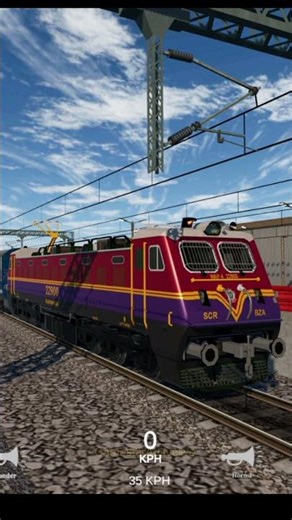 Electric locomotive #railwaysimulatorindia #indiantrainsimulator