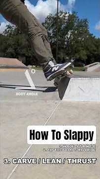 How To Slappy Grind Skateboarding #skateboarding #skateboardtips #howtoskate #slappy #skatetutorial