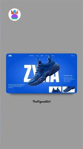 Shoes Web Parallax & Carousel Animation | Figma Landing Page 🚀 #parallax #Figma #UI/UX