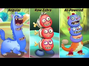 Ethereal Workshop Wave 4: AI-Powered Monster Blend - Original and Raw Zebra Collide!