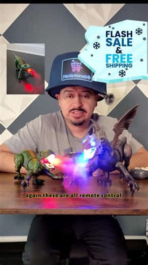 Remote Control Dinosaur Animal Toy, Spinosaurus and T-rex, swift movement & water spray, gift for boys