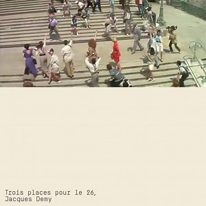 12 reactions | Time to watch a musical ? – Trois places pour le 26 produced by Jacques Demy in 1988 fr.hom.com | HOM | Facebook