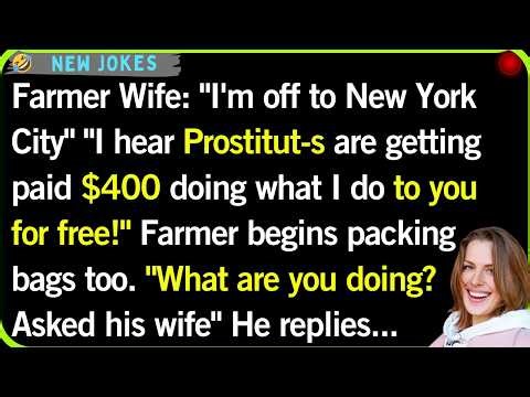 JOKE OF THE DAY 😂 Farmer’s Logic Shocks His Wife | BEST JOKE OF THE DAY!