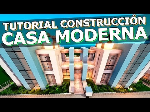 TUTORIAL - CASA MODERNA 28x12 - MINECRAFT