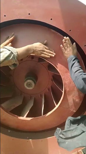 how to Chak impeller #id fan #forced draftfan #youtuber #subscribe #impeller