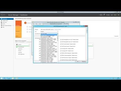 Windows Server 2012 R2 Domänen Benutzer und Gruppen einrichten[Tutorial][Deutsch]
