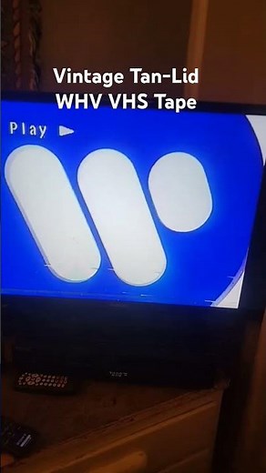 Vintage Tan-Lid Warner Home Video VHS Tape (Space Raiders)