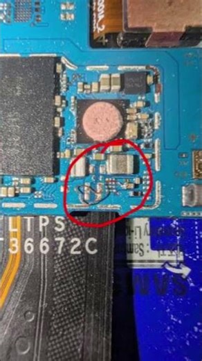 Samsung a14 not charging fix jumper شحن سامسونج #reels