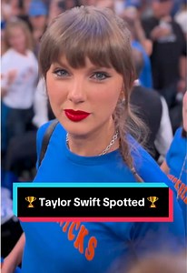 🏆 Taylor Swift is courtside at MSG for Game 4 🌟 🏆 📺 NBA FINALS GAME 4 LIVE NOW ON ABC #NBAFinals #NBA #Basketball #TaylorSwift #Knicks