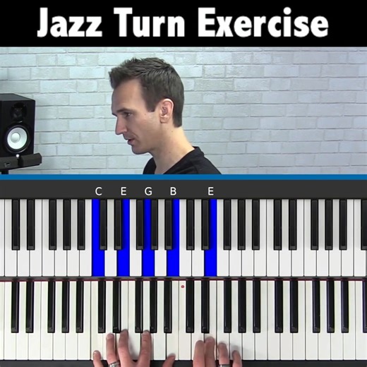 1.6K views · 26 reactions | Easy jazz piano exercise  https://pianowithjonny.com #piano #pianolesson #pianowithjonny #easypiano #pianotip #jazzpiano | Jonny May | Facebook