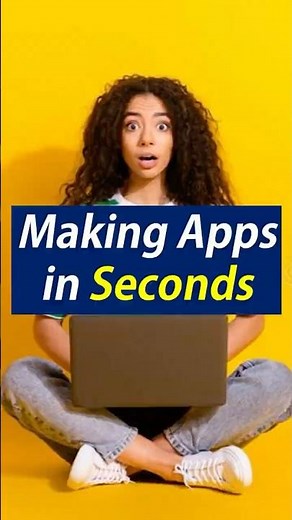 Making Apps in Seconds #LearnToCode #AIInsights #ProgrammingMadeEasy