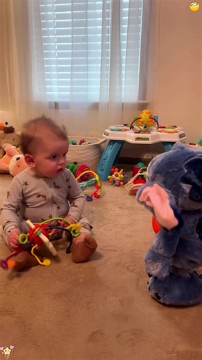 Child's Reaction to Startling Toys