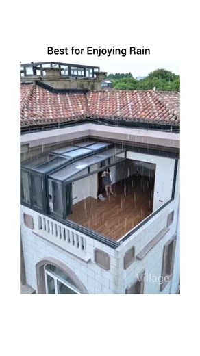 Engineering & Innovation on Instagram: "The video shows a terrace sunroom or solarium, which is a room built with a significant amount of glass to allow natural light and views of the outdoors while providing shelter from weather elements."