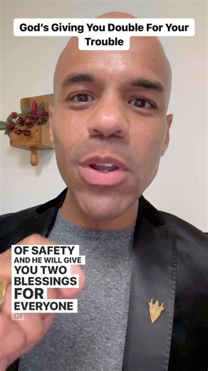 ▶️ God’s Giving You Double For Your Trouble 📖 Zechariah 9:12 Come back to the place of safety, all you prisoners who still have hope! I promise this very day that I will repay two blessings for each of your troubles. | Bishop Kevin Foreman