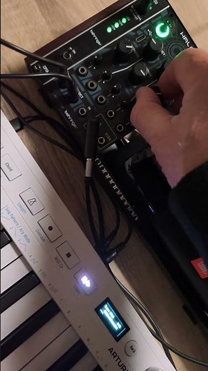 Behringer HALOS First Test with Arturia Keystep mk2