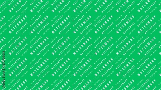 A bright and energetic repeating pattern of 'WATERMARK' in white text, diagonally oriented on a vibrant green background. Excellent for showcasing content protection or as a dynamic, branded overlay.