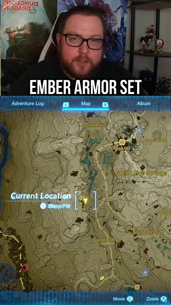 Unlock Ember Armor Set #zelda #zeldatearsofthekingdom #tearsofthekingdom #totk #totktips