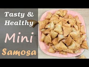 मिनी समोसा एसा की बारिश में आराम से खाओगे 1 महीने | Dry Mini Samosa Recipe In Hindi