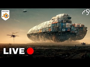 Using Midjourney to create concept art for 3D models with Blender