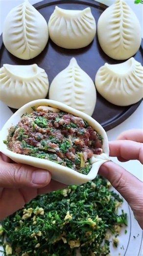All the ingredients are mixed together and shaped into a delicious dough and steamed dim sum