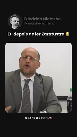 Friedrich Nietzsche on Instagram: "Agora você vai entender todos os livros de Nietzsche! Comenta “Curso Nietzsche” e tenha acesso ao nosso curso. 🙌🏽😅"
