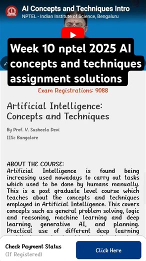 week 10 nptel 2025 artificial intelligence concepts and techniques assignment solutions