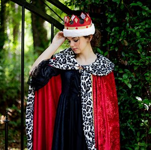 Royal King or Queen Cloak With Plush Trim and Metal Clasp | LARP Cosplay Medieval Prince, Princess, Wisemen Cape - Etsy