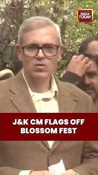 “Kashmir Blooms! CM Omar Abdullah Launches Stunning Almond Blossom Festival in Badamwari”