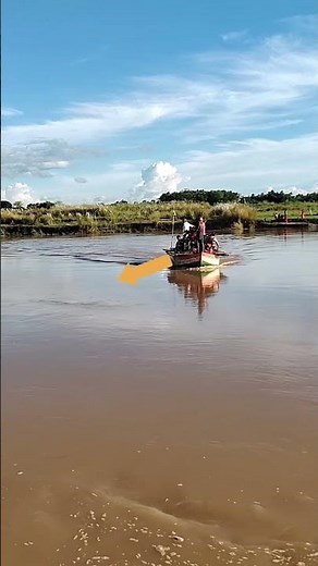 Real life River and boat problem from relative velocity. #physics #vector