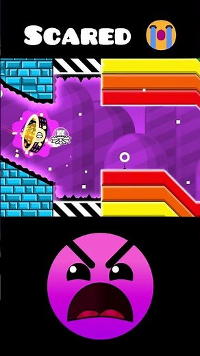 i CANNOT handle these jumpscares 😭 #geometrydash #gd