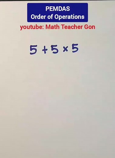 5.4M views · 92K reactions | PEMDAS - Order of Operations | Ako si Teacher Gon | Facebook