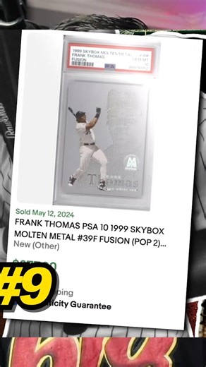 (Part 2) TOP 15 Frank Thomas '90s Baseball Cards Recently Sold - #baseballcards #thehobby #gradedcardinvestor #sportscards | Grradeddcardiinvestors11