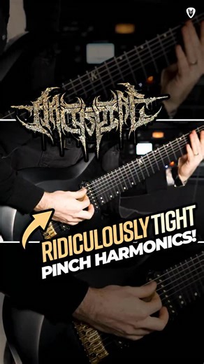Riffhard on Instagram: "What’s the secret to a perfect pinch harmonic? @dean_lamb_ walks through step by step of how to get the pinch to scream just right. Level up your metal guitar playing at the link in the bio 👆"
