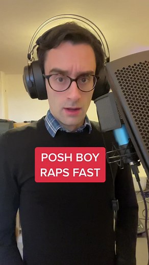 Posh boy raps fast. Beat: “Beast on Beat” by Smokey Joe & The Kid. #fyp