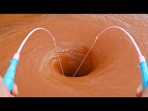 Go fishing Whirlpool Hole, Experiment P2 #20