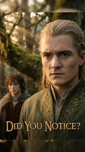 Legolas Only Spoke to Frodo Once #lotr #lordoftherings #moviefacts