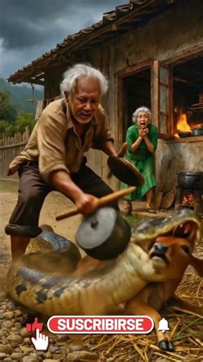 The Final Showdown: Grandpa's Pan vs. Giant Python