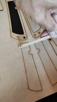 First time using a Co2 laser to make a pantograph template.