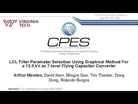Arthur Mendes - LCL Filter Parameter Graphical Method, 13.8kV ac 7-lvl Flying Capacitor Converter