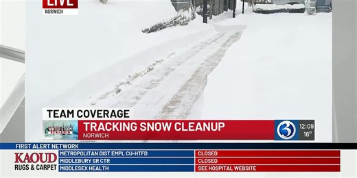 VIDEO: Cleanup in Norwich continues